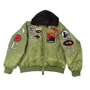 Star Wars Green Bomber Jacket with Patches